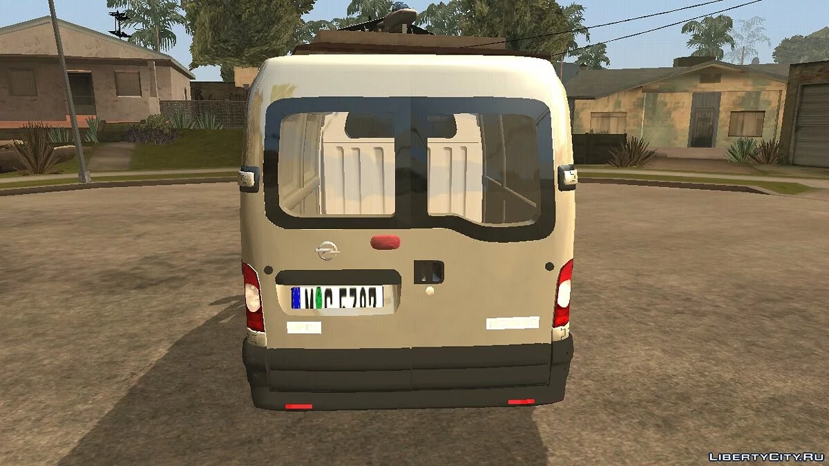 Opel Movano [Short kombi v2] / GTA San Andreas (iOS, Android)