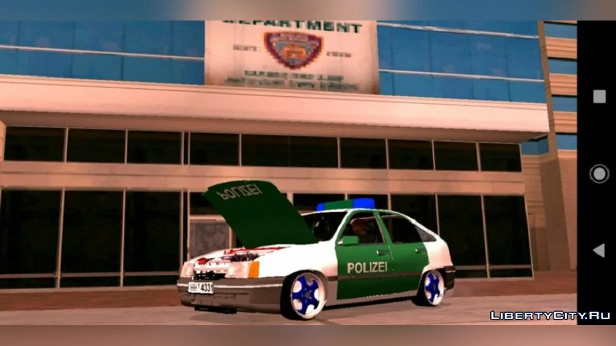 Opel Kadett 2.0 16v - Полиция / GTA San Andreas (iOS, Android)