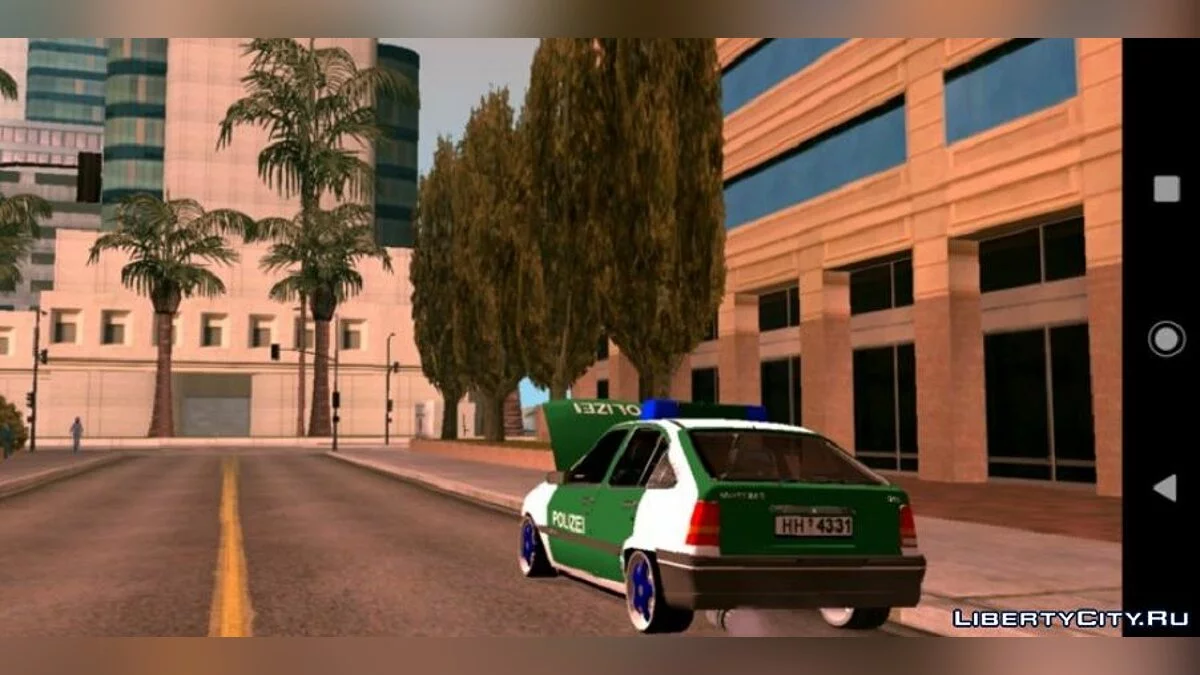 Opel Kadett 2.0 16v - Полиция / GTA San Andreas (iOS, Android)