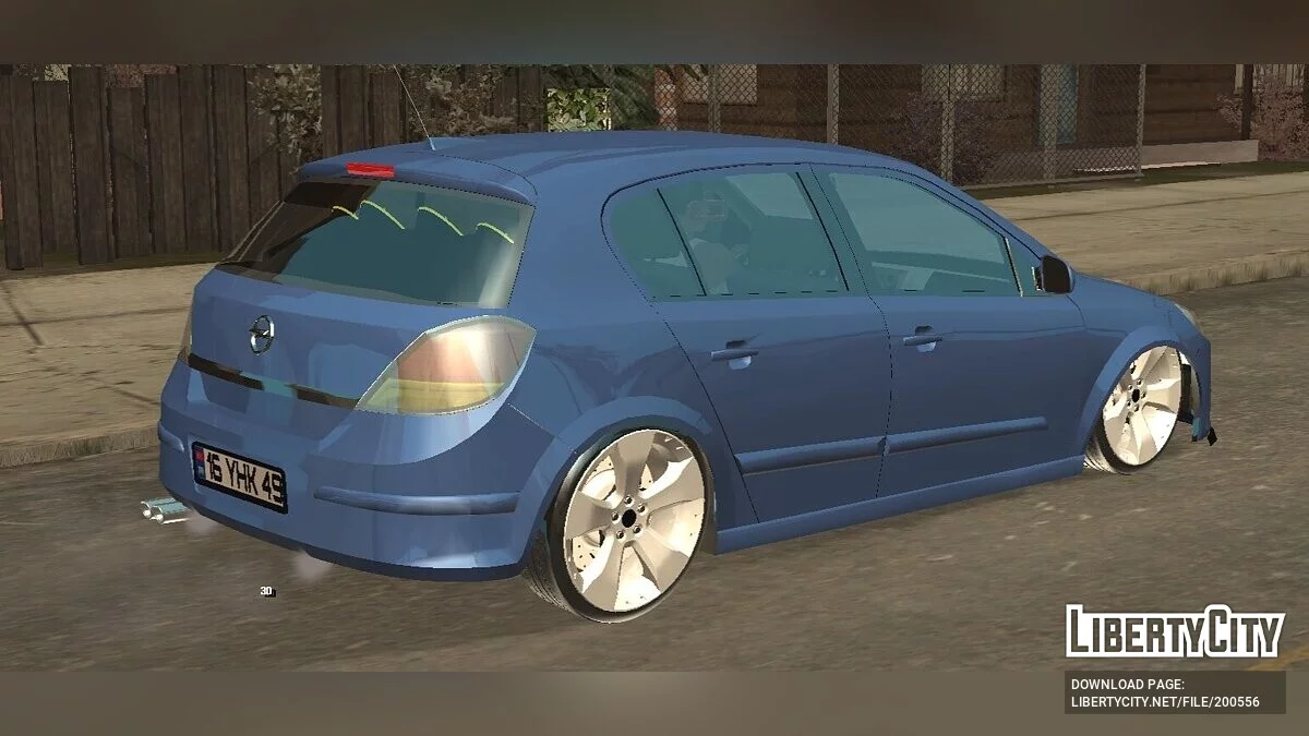 Opel Astra H Sürüngen Works / GTA San Andreas (iOS, Android)