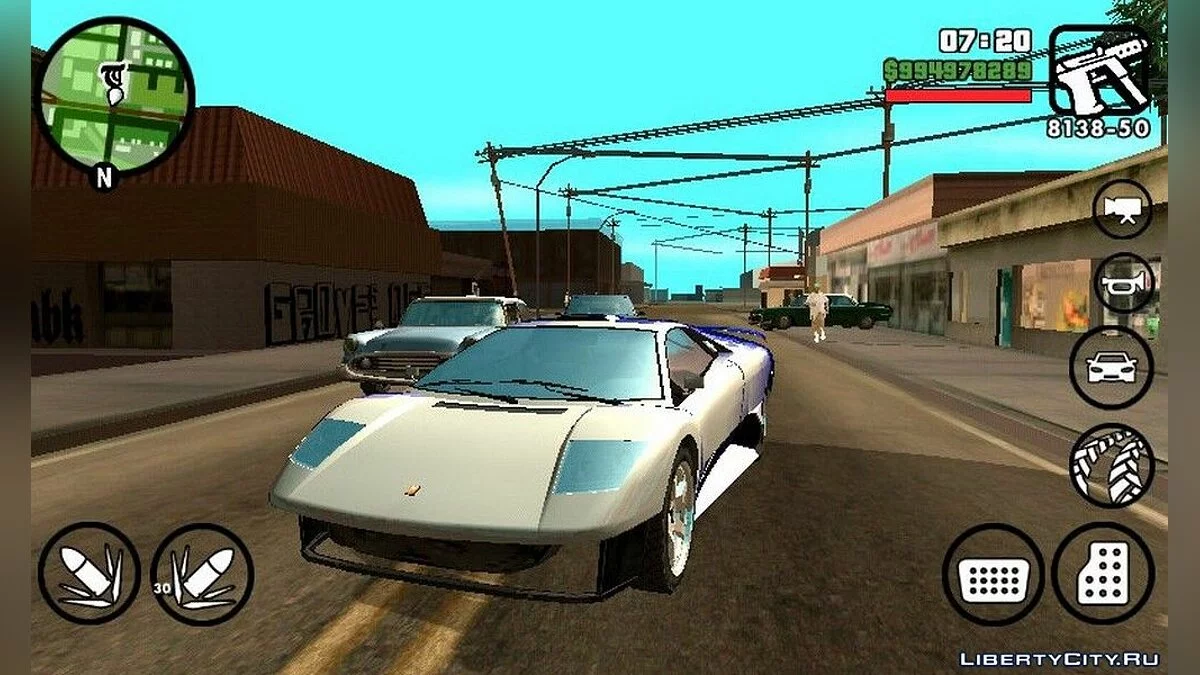 Infernus из GTA IV / GTA San Andreas (iOS, Android)