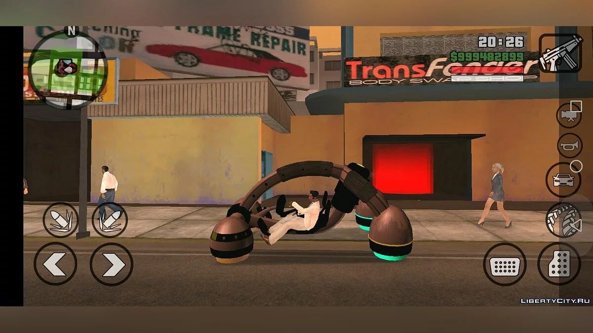 Bravura Ufo Dff Only For Mobile / GTA San Andreas (iOS, Android)