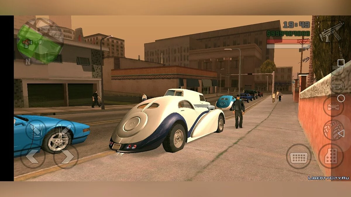 Truffade Z-Type - Only DFF / GTA San Andreas (iOS, Android)