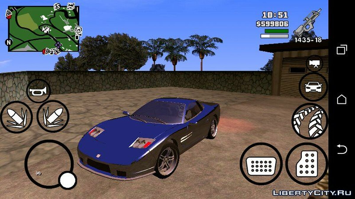GTA 4 Invetero Coquette (только DFF) для GTA San Andreas (iOS, Android) - Картинка #1