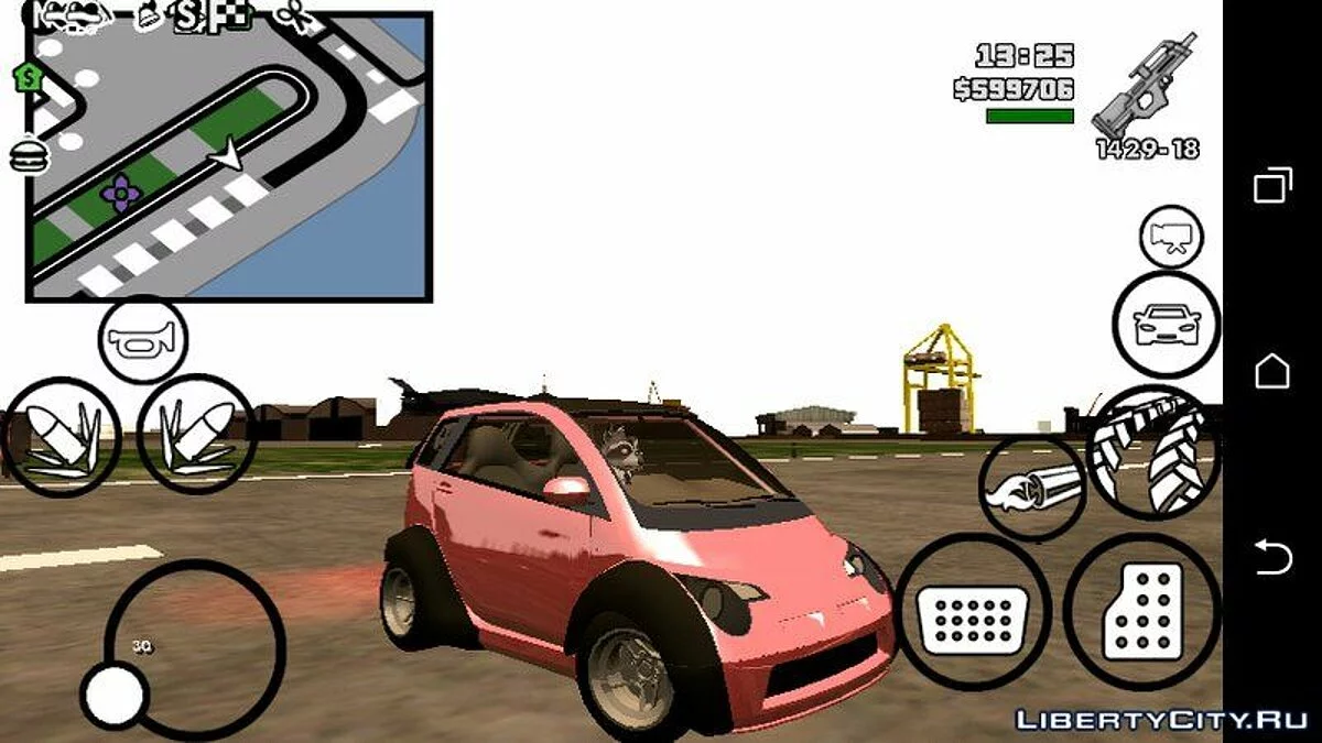GTA 5 Benefactor Panto Custom (только DFF) / GTA San Andreas (iOS, Android)