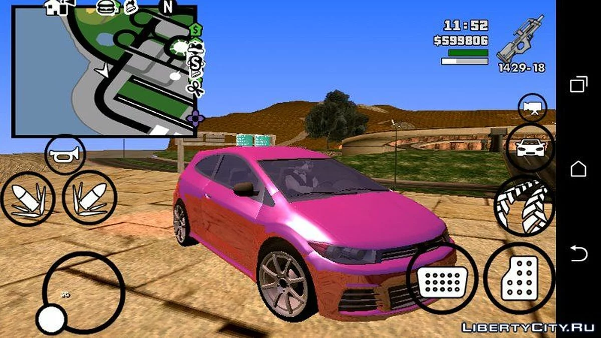 GTA 5 Dinka Blista v2 (только DFF) / GTA San Andreas (iOS, Android)
