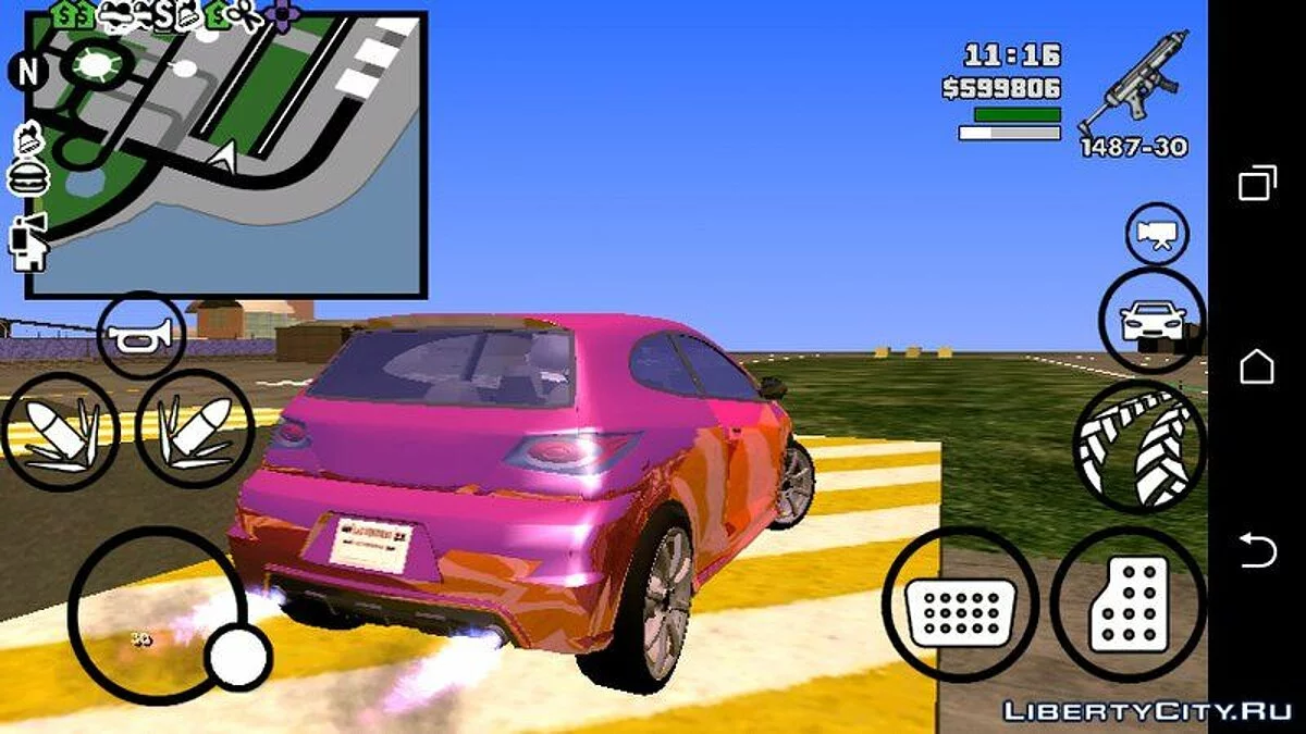GTA 5 Dinka Blista v2 (только DFF) / GTA San Andreas (iOS, Android)