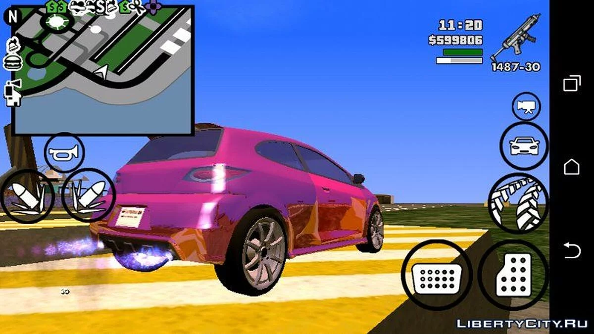 GTA 5 Dinka Blista v2 (только DFF) / GTA San Andreas (iOS, Android)