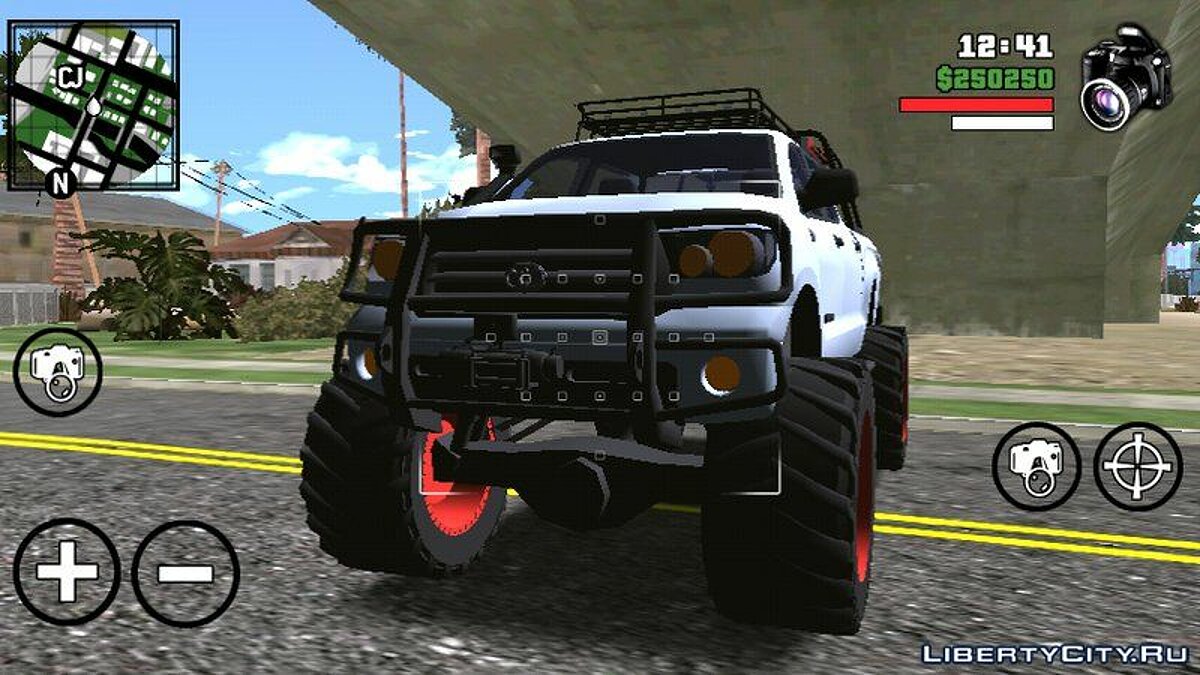 Скачать Monster Toyota Tundra (только DFF) для GTA San Andreas (iOS, Android )