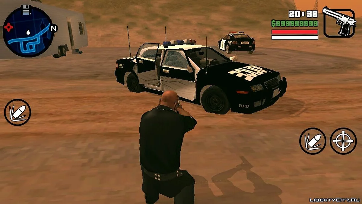 Полицейская машина из NFS:MW / GTA San Andreas (iOS, Android)