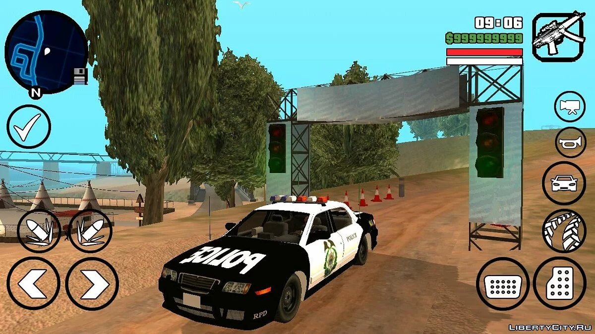 Полицейская машина из NFS:MW / GTA San Andreas (iOS, Android)