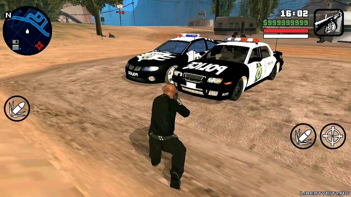 Полицейская машина из NFS:MW / GTA San Andreas (iOS, Android)