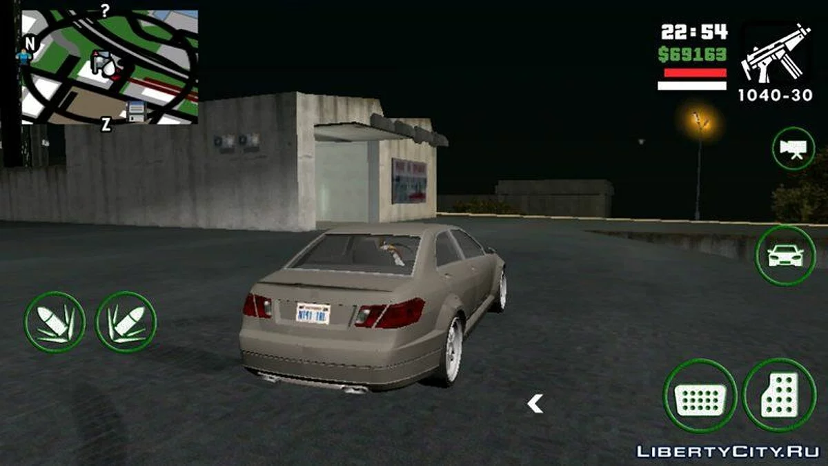 Benefactor Schafter из GTA 5 (только DFF) / GTA San Andreas (iOS, Android)