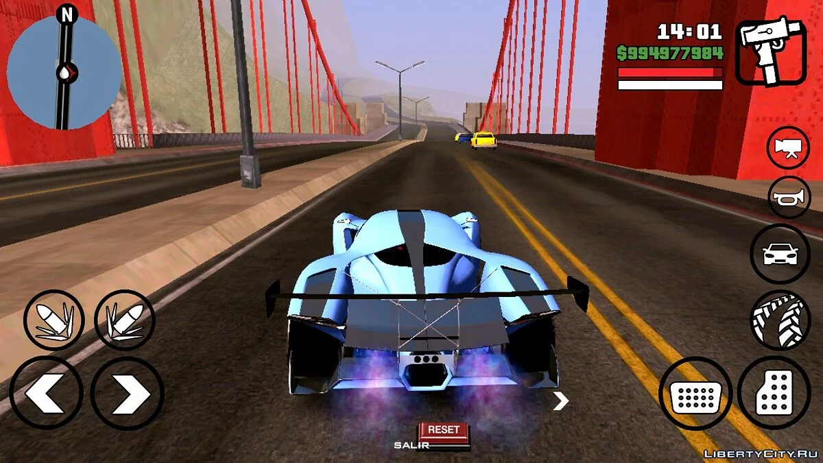 Grotti X80 Proto из GTA 5 (только DFF) / GTA San Andreas (iOS, Android)