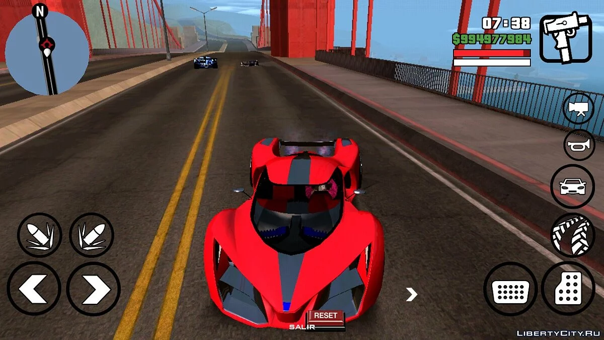Grotti X80 Proto из GTA 5 (только DFF) / GTA San Andreas (iOS, Android)