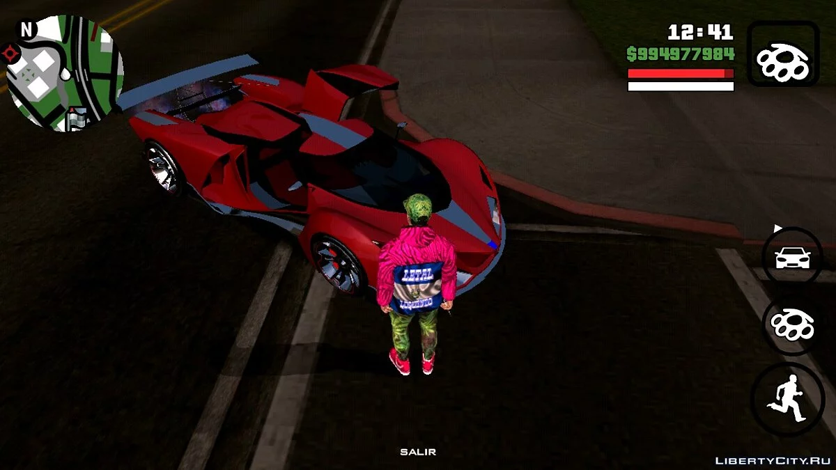 Grotti X80 Proto из GTA 5 (только DFF) / GTA San Andreas (iOS, Android)