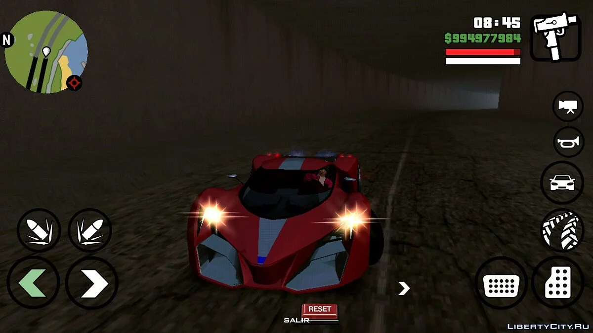 Grotti X80 Proto из GTA 5 (только DFF) / GTA San Andreas (iOS, Android)