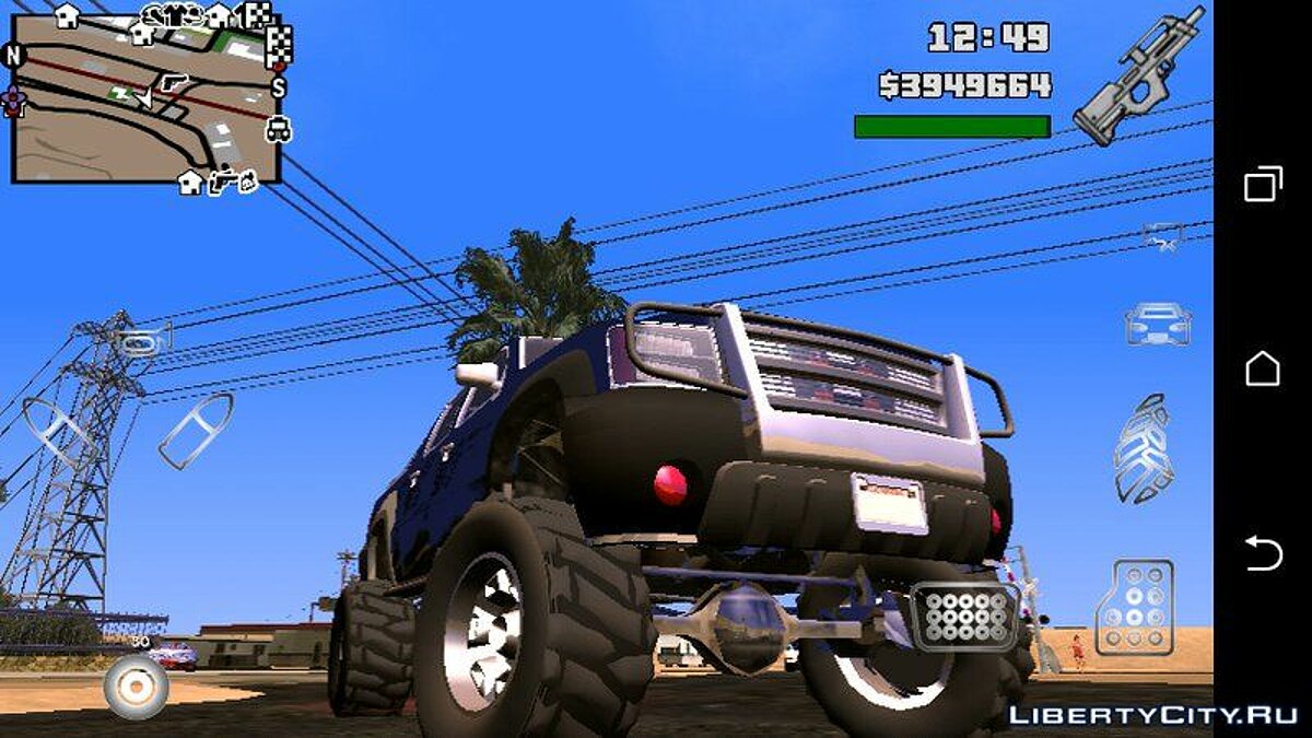 GTA 5 Declasse Granger 4X4 (только DFF) для GTA San Andreas (iOS, Android) - Картинка #2