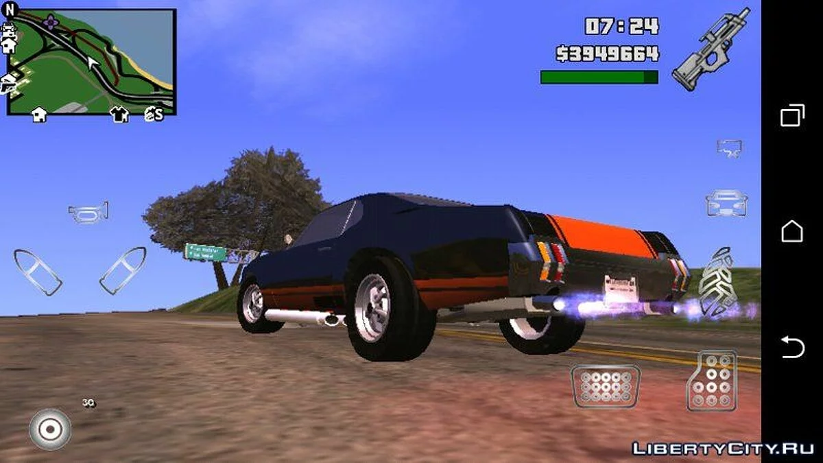 GTA 5 Declasse Sabre GT (только DFF) / GTA San Andreas (iOS, Android)