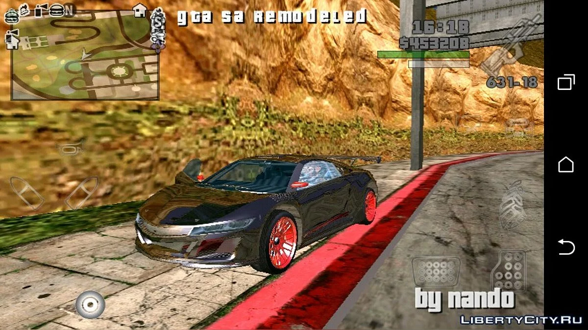 GTA 5 Dinka Jester (только DFF) / GTA San Andreas (iOS, Android)