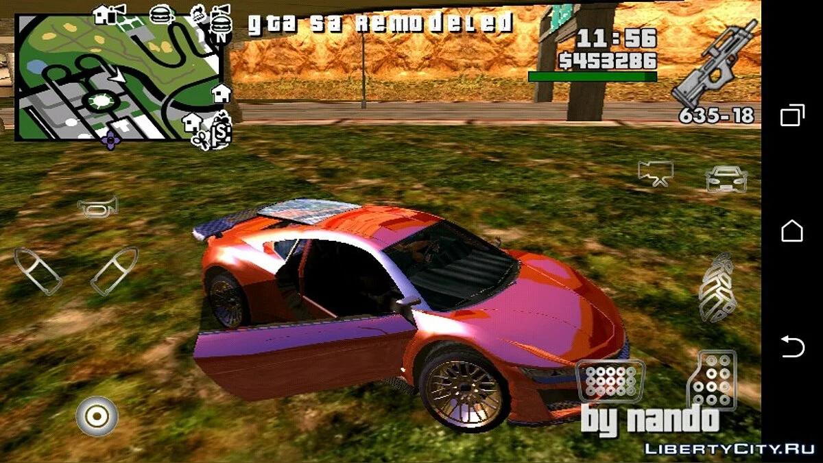 GTA 5 Dinka Jester (только DFF) / GTA San Andreas (iOS, Android)