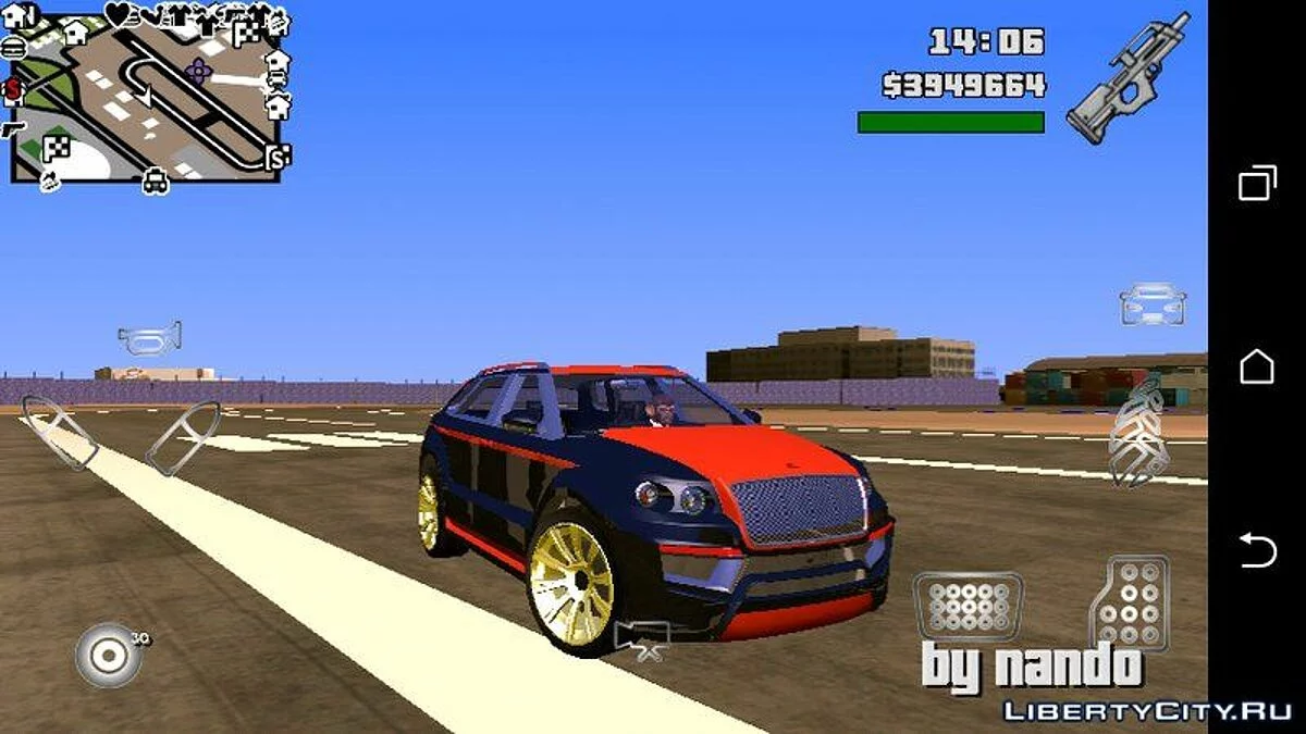 GTA 5 Enus Huntley-S (только DFF) / GTA San Andreas (iOS, Android)