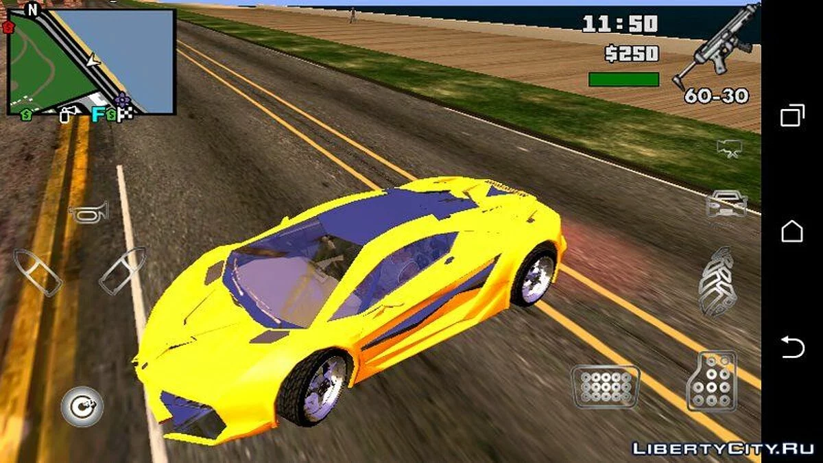GTA 5 Pegassi Lambo 2017 (только DFF) / GTA San Andreas (iOS, Android)