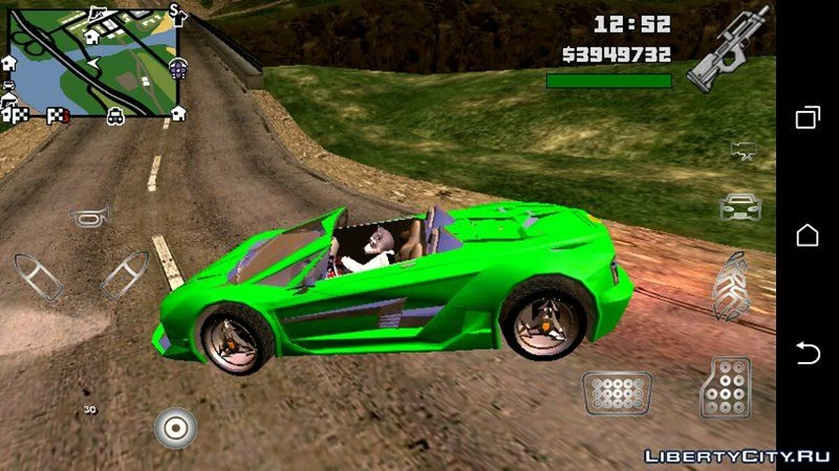 GTA 5 Pegassi Lampo R S C - 1 7 B (только DFF) / GTA San Andreas (iOS, Android)