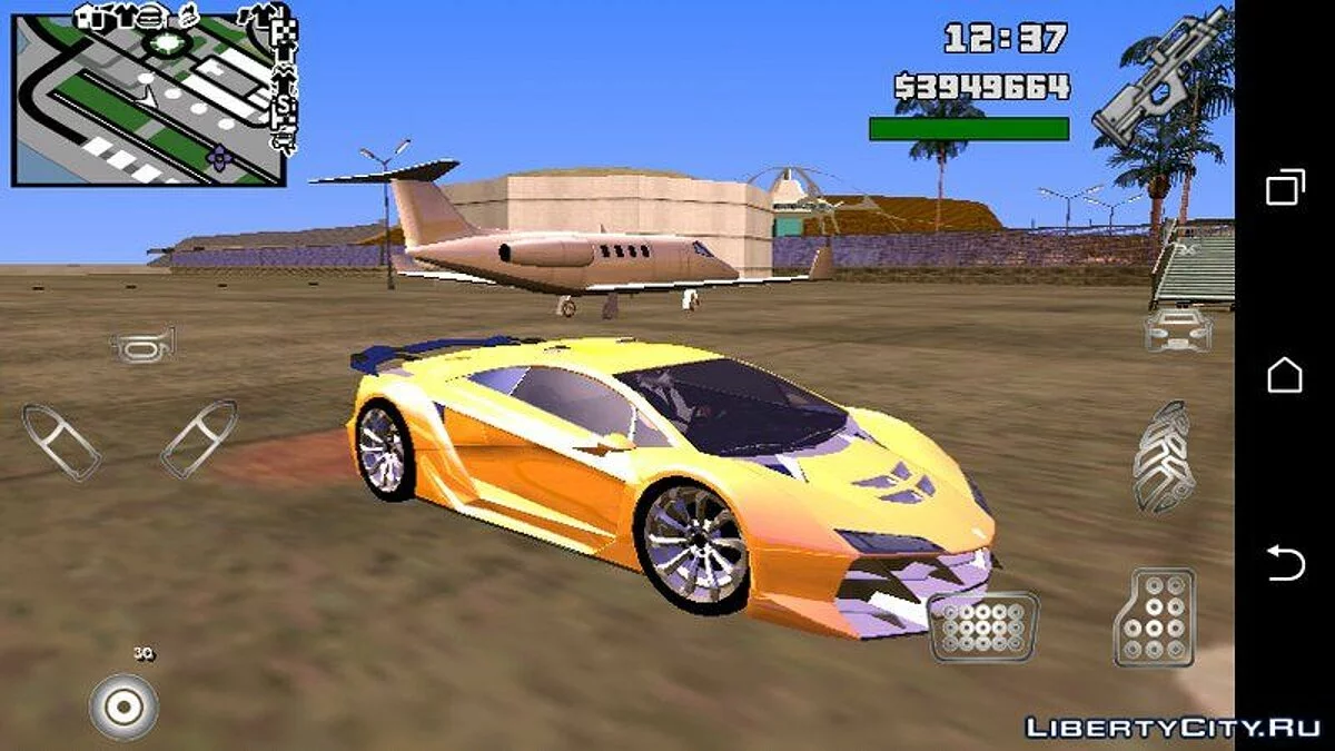 GTA 5 Pegassi Zentorno (только DFF) / GTA San Andreas (iOS, Android)