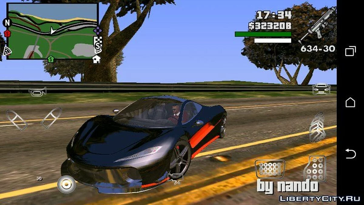 GTA 5 Progen T20 v.3 (только DFF) / GTA San Andreas (iOS, Android)