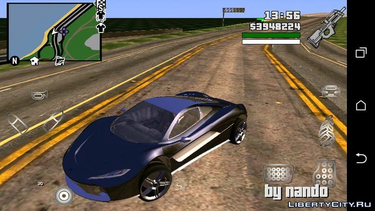 GTA 5 Progen T20 v.3 (только DFF) / GTA San Andreas (iOS, Android)