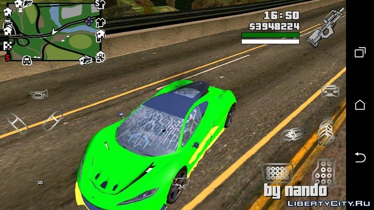 GTA 5 Progen T20 v.3 (только DFF) / GTA San Andreas (iOS, Android)