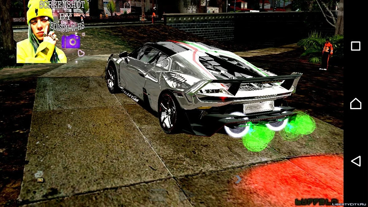 Italdesing Zerouno 19 (только DFF) / GTA San Andreas (iOS, Android)