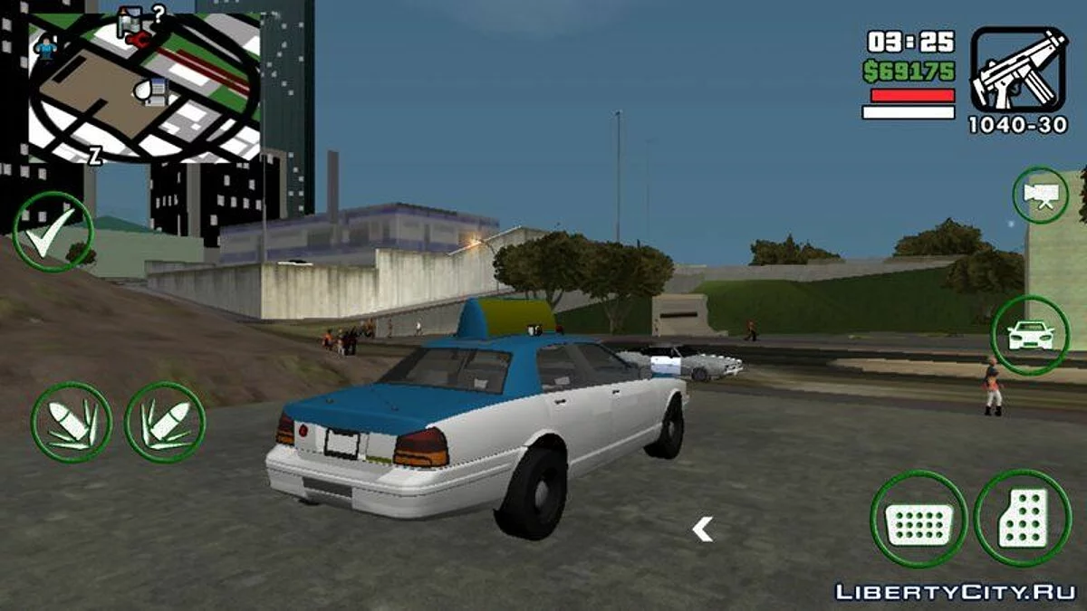 Vapid Stanier Taxi из GTA 5 (только DFF) / GTA San Andreas (iOS, Android)