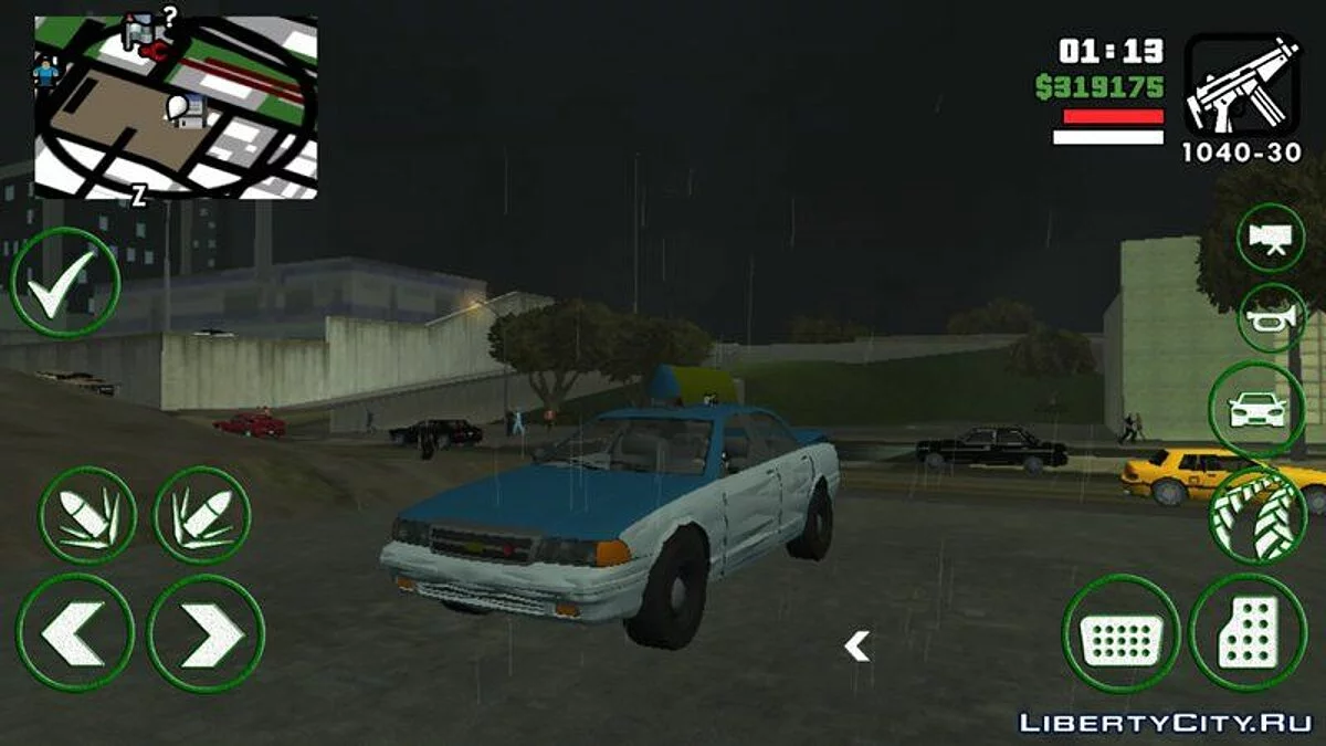 Vapid Stanier Taxi из GTA 5 (только DFF) / GTA San Andreas (iOS, Android)