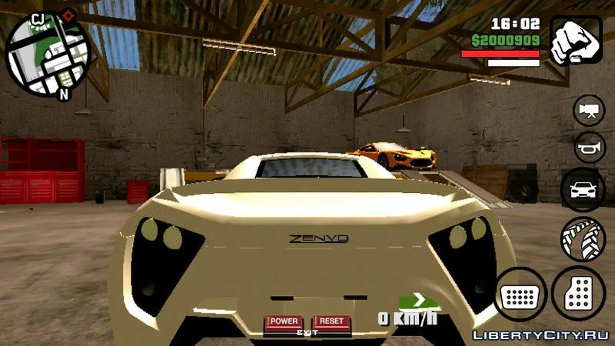 Zenvo ST1 (только DFF) / GTA San Andreas (iOS, Android)