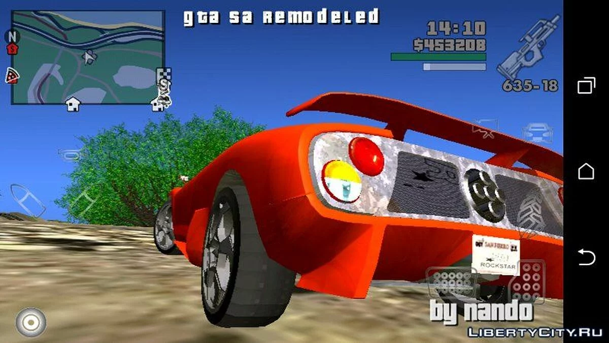 GTA 5 Pegassi Infernus v2 (только DFF) / GTA San Andreas (iOS, Android)