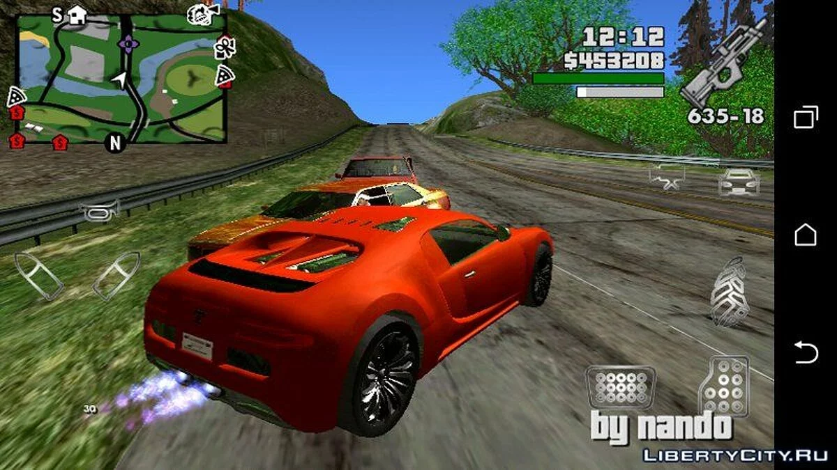GTA 5 Truffade Adder v2 (только DFF) / GTA San Andreas (iOS, Android)