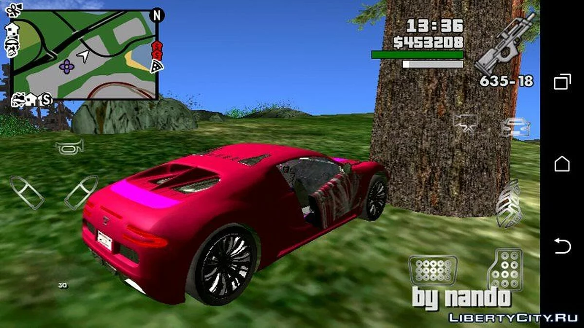 GTA 5 Truffade Adder v2 (только DFF) / GTA San Andreas (iOS, Android)
