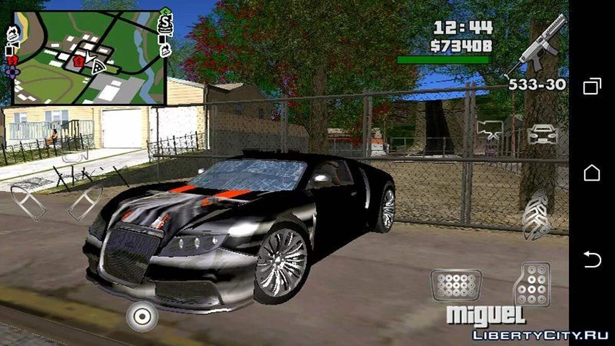 GTA 5 Truffade Adder v2 (только DFF) / GTA San Andreas (iOS, Android)