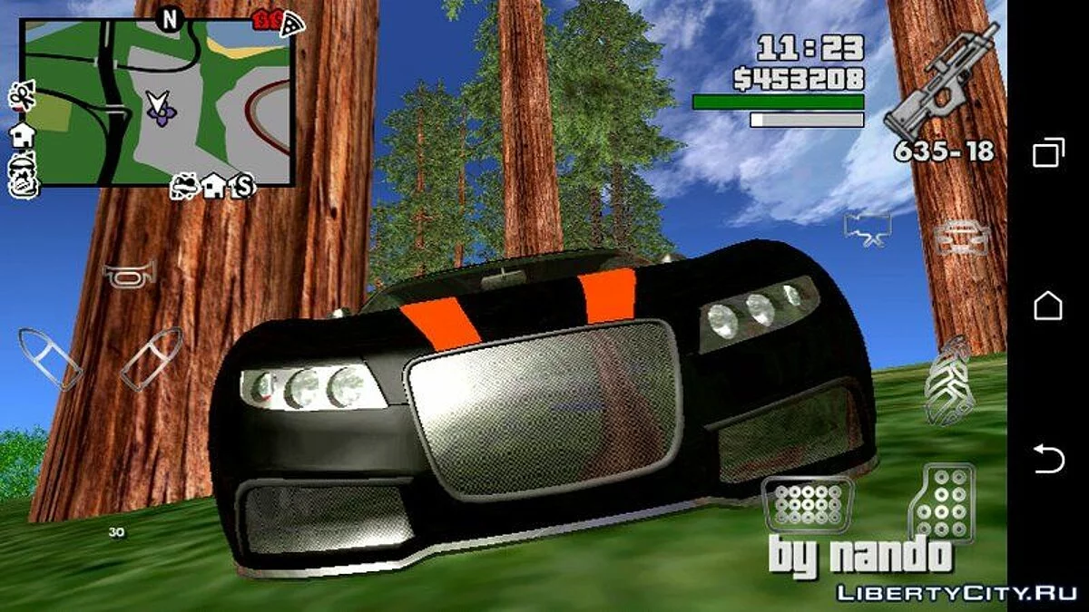 GTA 5 Truffade Adder v2 (только DFF) / GTA San Andreas (iOS, Android)