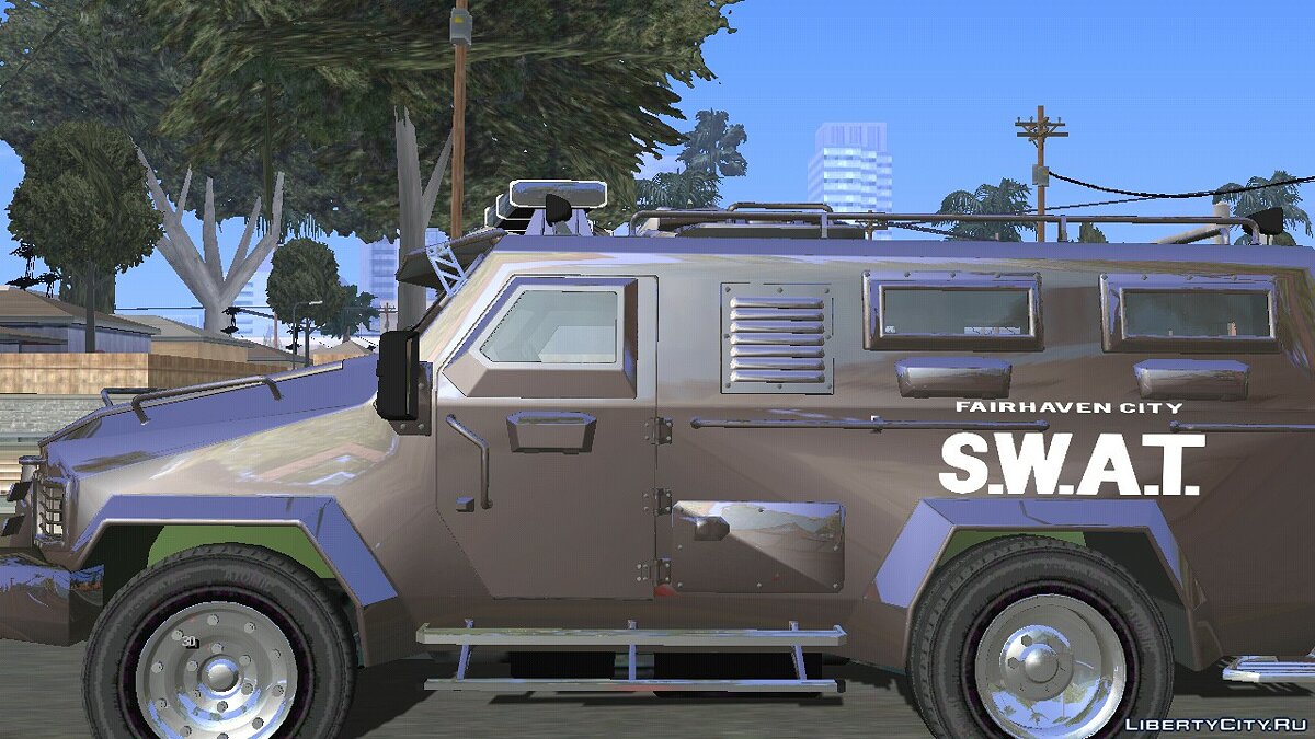 Скачать SWAT Van из NFS MW 2012 для GTA San Andreas (iOS, Android)