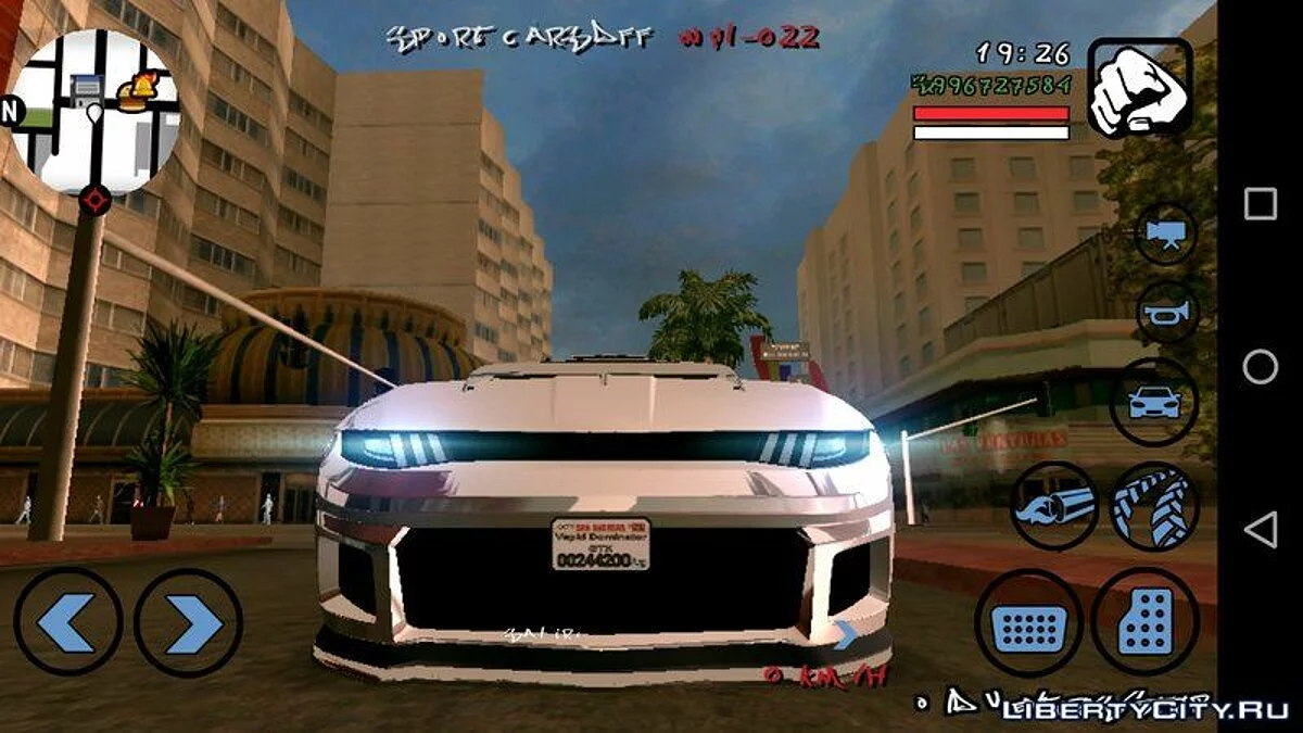 Vapid Dominator GTX (только DFF) / GTA San Andreas (iOS, Android)