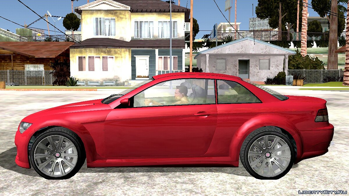 Ubermacht Sentinel XS Custom из GTA 5 для GTA San Andreas (iOS, Android) - Картинка #3