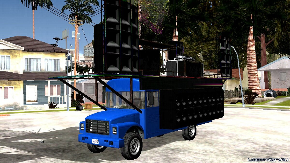 Download Vapid Festival Bus from GTA 5 for GTA San Andreas (iOS, Android)