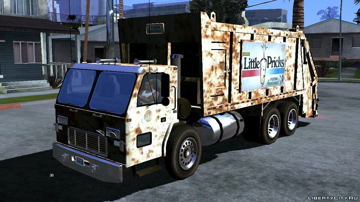 Сборник мусоровозов в стиле GTA 5 / GTA San Andreas (iOS, Android)
