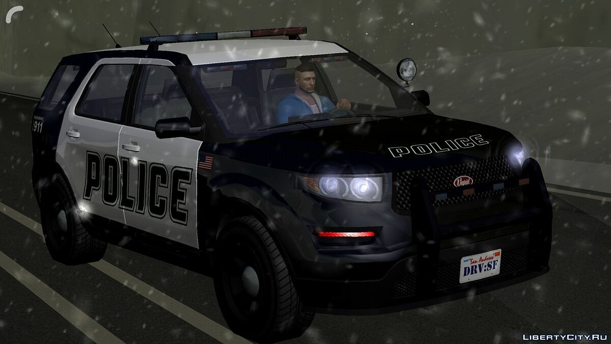GTA 5: Vapid Police Cruiser Utility V3 для GTA San Andreas (iOS, Android) - Картинка #4