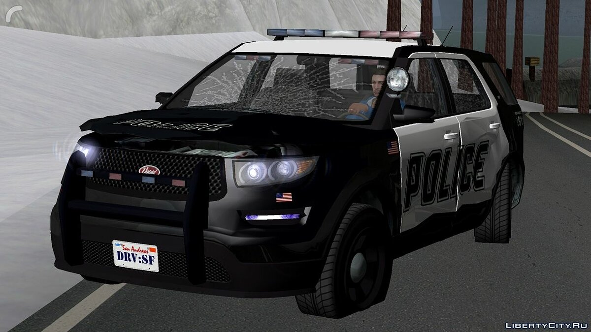 GTA 5: Vapid Police Cruiser Utility V3 для GTA San Andreas (iOS, Android) - Картинка #5