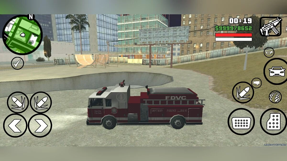 Firetruck from GTA Vice City (FROM GTA UNDERGROUND) / GTA San Andreas (iOS, Android)