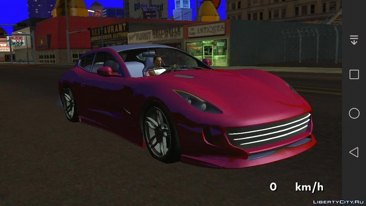 Bestia GTS из GTA 5 (только DFF) / GTA San Andreas (iOS, Android)